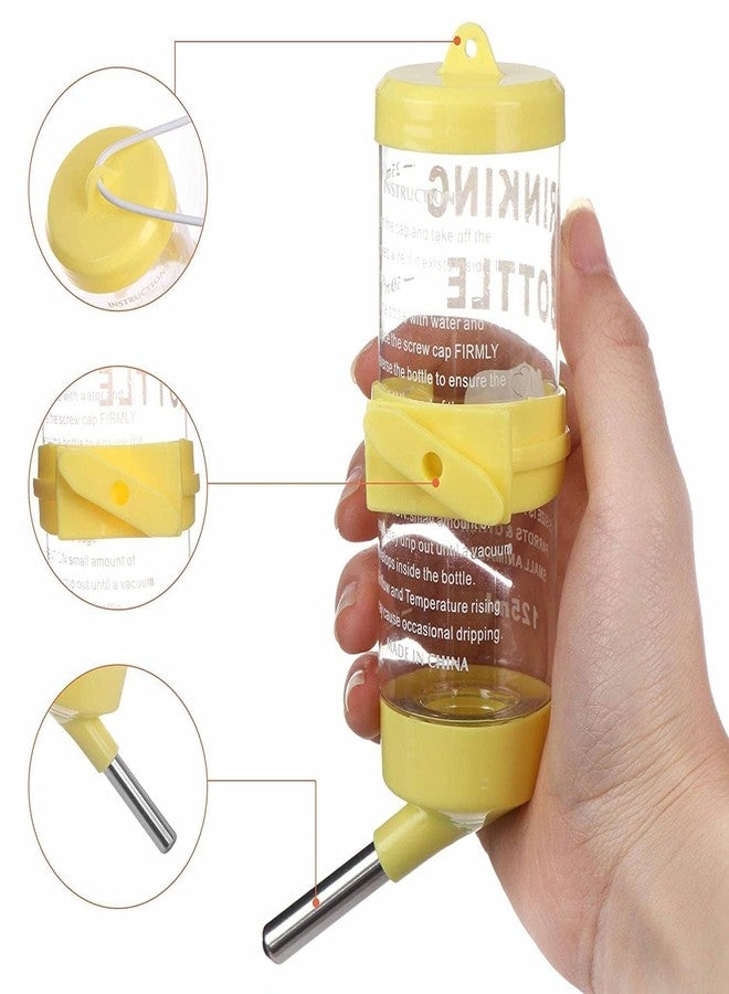 KittuPet Leak Proof Cage Attachment Water Bottle Cum Feeder for Hamster/Guinea, Pig/Rabbit/Puppy/Cat/Kitten/Dwarf/Gerbil/Mice/Ferret (250ml, Green) - Image 2